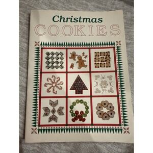 Vintage 1986 Oxmoor House Christmas Cookies Cookbook Recipes Cooking